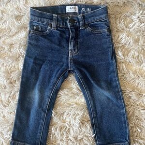 Janie and Jack Slim Dark Wash Blue Kids Jeans 12-18 mos